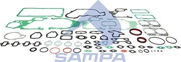 Sampa 020.749 - Комплект прокладок, двигун autocars.com.ua