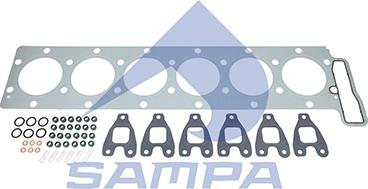 Sampa 020.810 - Комплект прокладок, головка цилиндра autodnr.net