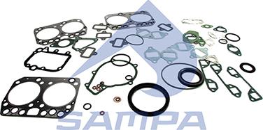 Sampa 020.849 - Комплект прокладок, блок-картер двигуна autocars.com.ua