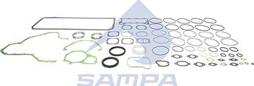 Sampa 020.910 - Комплект прокладок, блок-картер двигуна autocars.com.ua