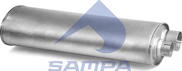Sampa 021.160 - Середній / кінцевий глушник ОГ autocars.com.ua