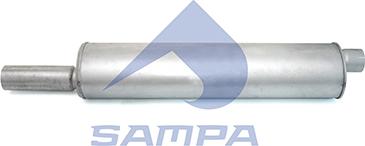 Sampa 021.211 - Средний / конечный глушитель ОГ autodnr.net