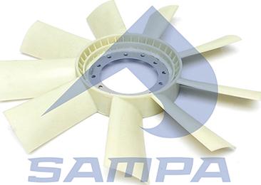 Sampa 021.340 - Вентилятор, охолодження двигуна autocars.com.ua