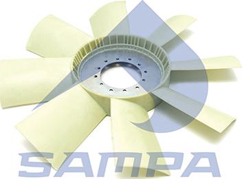 Sampa 021.343 - Вентилятор, охолодження двигуна autocars.com.ua