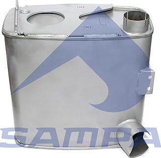 Sampa 022.476 - Глушитель выхлопных газов, конечный avtokuzovplus.com.ua