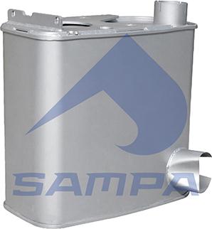 Sampa 022.486 - Средний / конечный глушитель ОГ autodnr.net