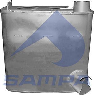 Sampa 022.489 - Глушник вихлопних газів кінцевий autocars.com.ua