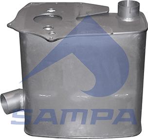 Sampa 022.496 - Глушитель выхлопных газов, конечный autodnr.net