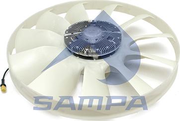 Sampa 023.312 - Вентилятор, охолодження двигуна autocars.com.ua