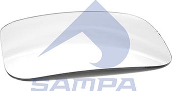 Sampa 024.393 - Дзеркальне скло, зовнішнє дзеркало autocars.com.ua