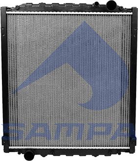 Sampa 025.465 - Радіатор, охолодження двигуна autocars.com.ua