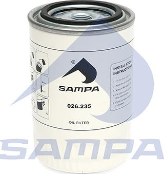 Sampa 026.235 - Масляный фильтр avtokuzovplus.com.ua
