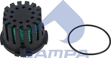 Sampa 027.398 - Глушник шуму, пневматична система autocars.com.ua