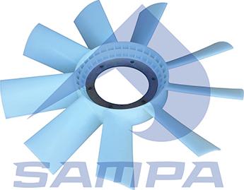 Sampa 027.466 - Вентилятор, охолодження двигуна autocars.com.ua