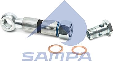 Sampa 030.1145 - Шланг, теплообмінник для охолодження трансмісійного масла autocars.com.ua