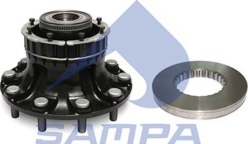 Sampa 030.1413D-F - Маточина колеса autocars.com.ua
