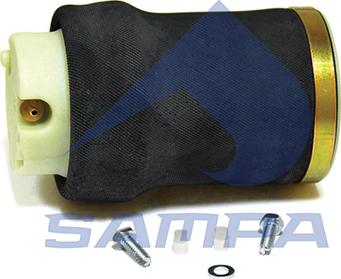 Sampa 030.338 - Балон пневматичної ресори, кріплення кабіни autocars.com.ua
