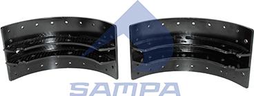 Sampa 030.647 - Комплект тормозных колодок, барабанные autodnr.net