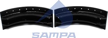 Sampa 030.649 - Комплект гальм, барабанний механізм autocars.com.ua