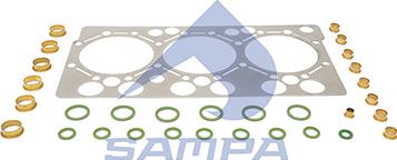 Sampa 030.923 - Комплект прокладок, головка циліндра autocars.com.ua