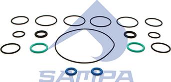 Sampa 030.925 - Комплект прокладок, масляний радіатор autocars.com.ua