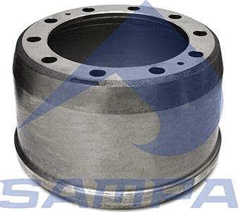 Sampa 031.182 - Гальмівний барабан autocars.com.ua