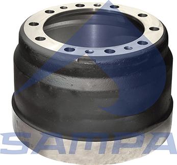 Sampa 031.191 - Гальмівний барабан autocars.com.ua