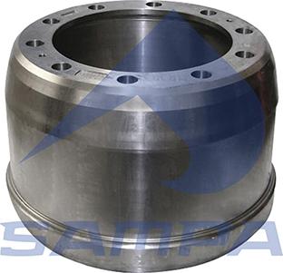 Sampa 031.199 - Гальмівний барабан autocars.com.ua