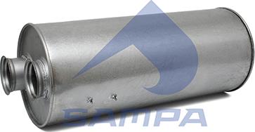 Sampa 031.465 - Середній / кінцевий глушник ОГ autocars.com.ua