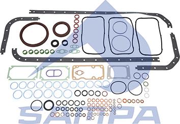 Sampa 031.518 - Комплект прокладок, двигун autocars.com.ua