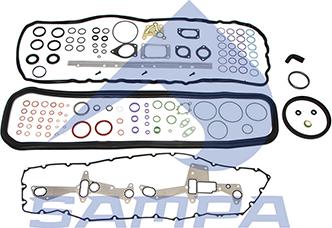 Sampa 031.525 - Комплект прокладок, двигатель autodnr.net