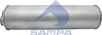Sampa 032.014 - Середній / кінцевий глушник ОГ autocars.com.ua