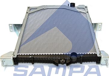 Sampa 032.196 - Радиатор, охлаждение двигателя avtokuzovplus.com.ua