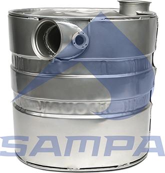 Sampa 033.214 - Середній глушник вихлопних газів autocars.com.ua