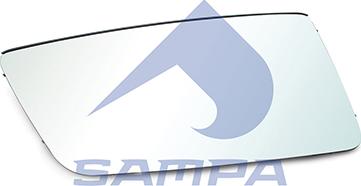 Sampa 034.391 - Зеркальное стекло, наружное зеркало avtokuzovplus.com.ua