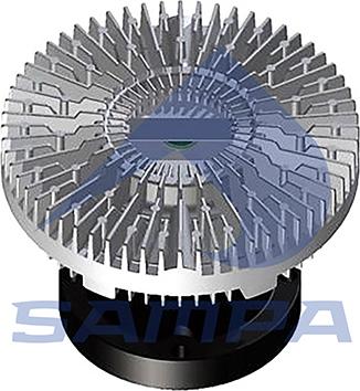 Sampa 035.262 - Зчеплення, вентилятор радіатора autocars.com.ua