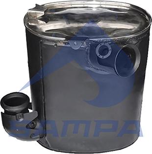 Sampa 036.462 - Середній глушник вихлопних газів autocars.com.ua