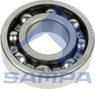 Sampa 037.414 - Підшипник, важіль натяжної ролика autocars.com.ua