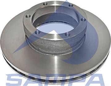 Sampa 037.417 - Гальмівний диск autocars.com.ua