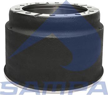 Sampa 041.075 - Гальмівний барабан autocars.com.ua