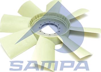 Sampa 041.399 - Вентилятор, охолодження двигуна autocars.com.ua