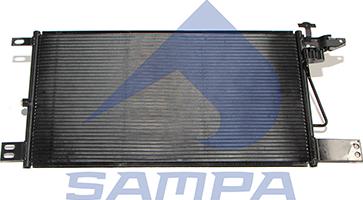 Sampa 043.067 - Конденсатор, кондиціонер autocars.com.ua