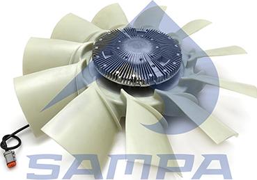 Sampa 043.340 - Вентилятор, охолодження двигуна autocars.com.ua