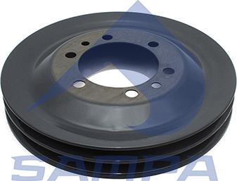 Sampa 046.470 - Ремінний шків, колінчастий вал autocars.com.ua