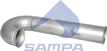 Sampa 050.436 - Труба выхлопного газа avtokuzovplus.com.ua
