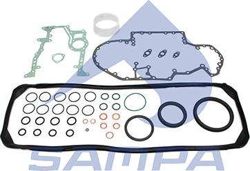Sampa 050.623 - Комплект прокладок, блок-картер двигуна autocars.com.ua