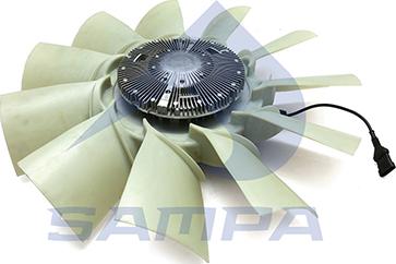 Sampa 051.021 - Зчеплення, вентилятор радіатора autocars.com.ua