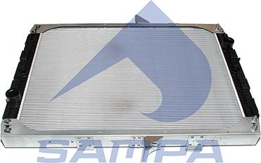 Sampa 051.066 - Радіатор, охолодження двигуна autocars.com.ua