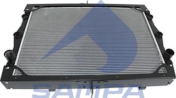 Sampa 053.248 - Радіатор, охолодження двигуна autocars.com.ua