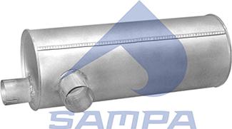 Sampa 054.099 - Средний / конечный глушитель ОГ avtokuzovplus.com.ua